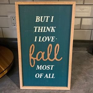 NWT 2022 Target bP Wood Fall Sign